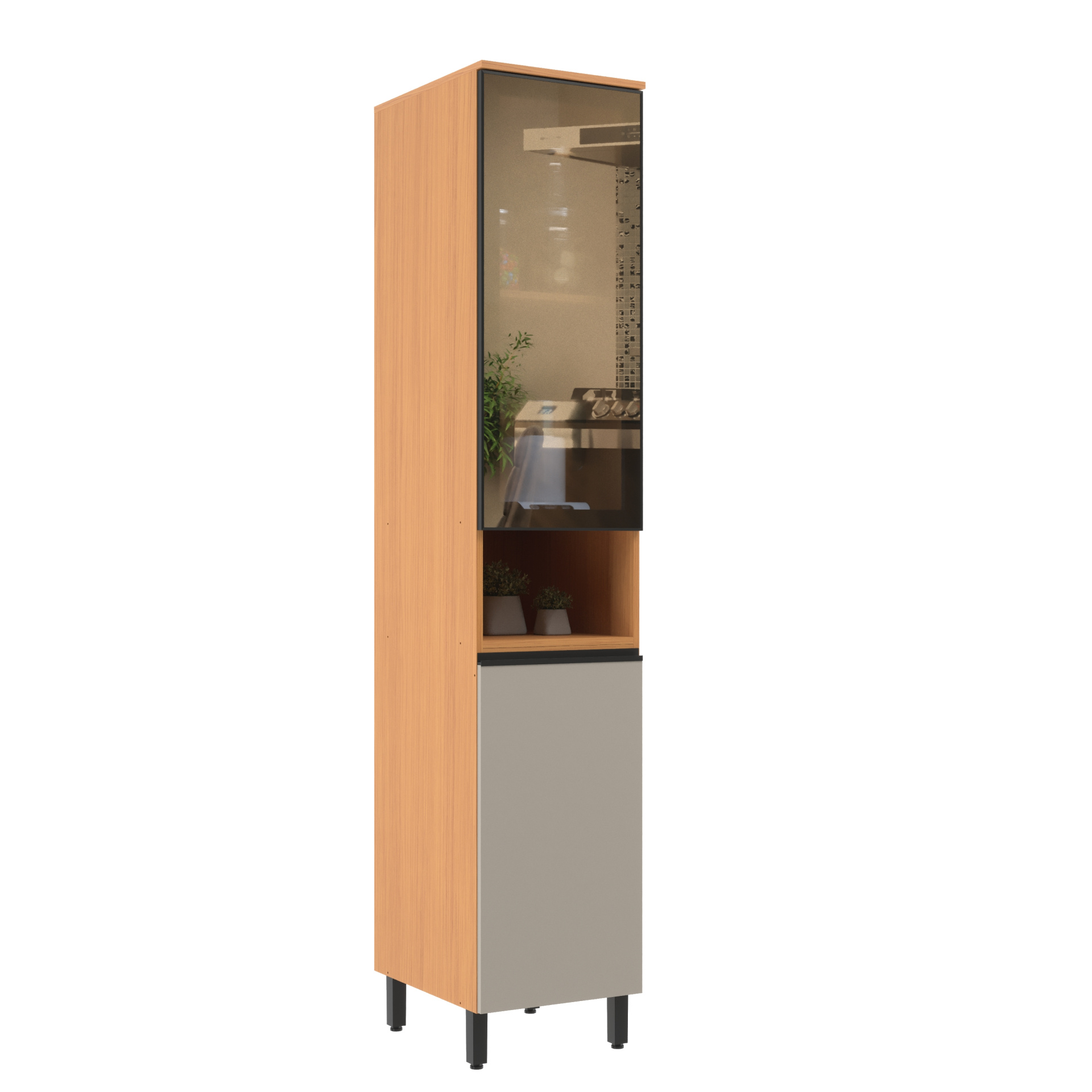 Andria paneleiro 40cm c/vidro