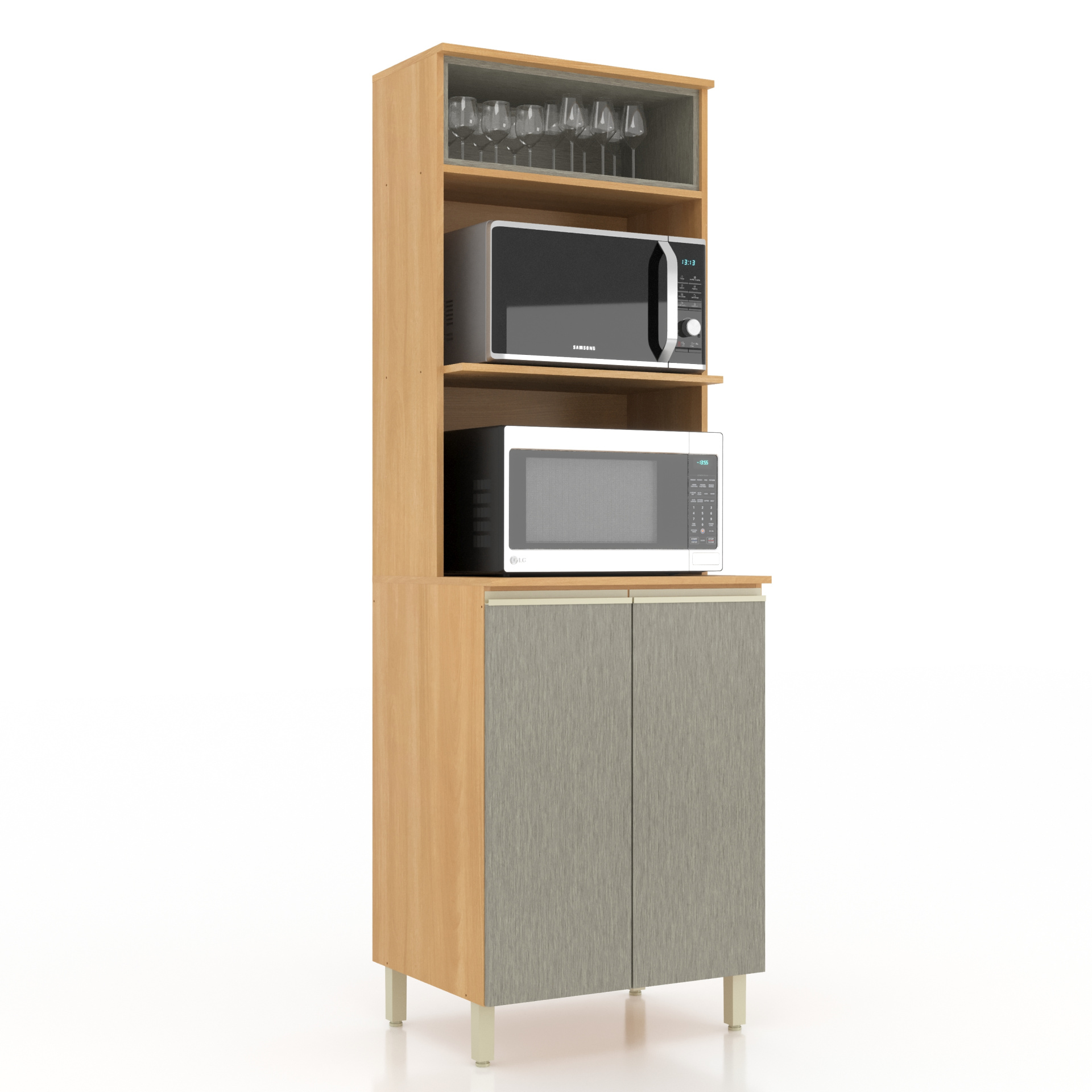Laís kit forno e micro 65 cm