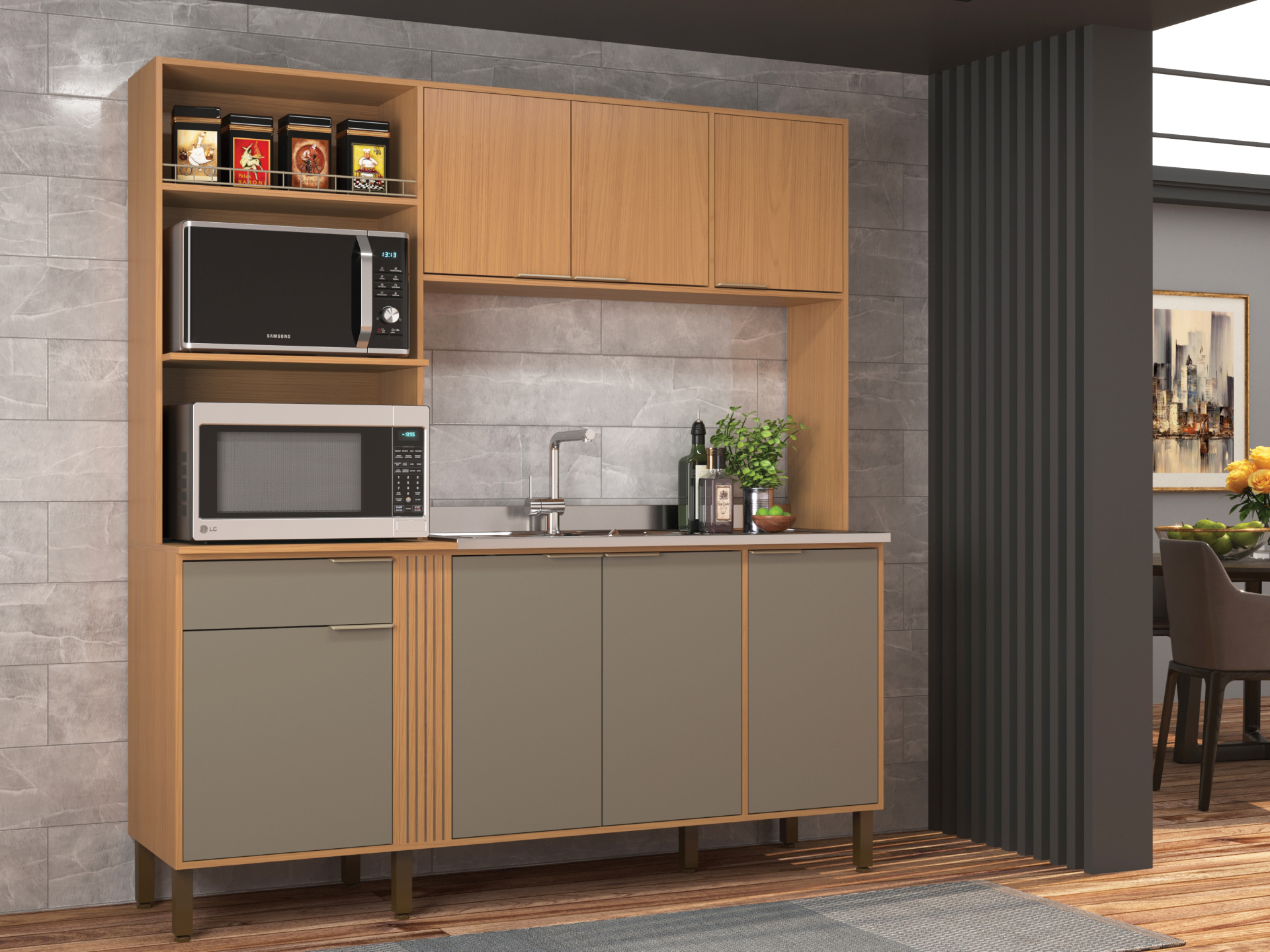Cozinha compacta Hellen